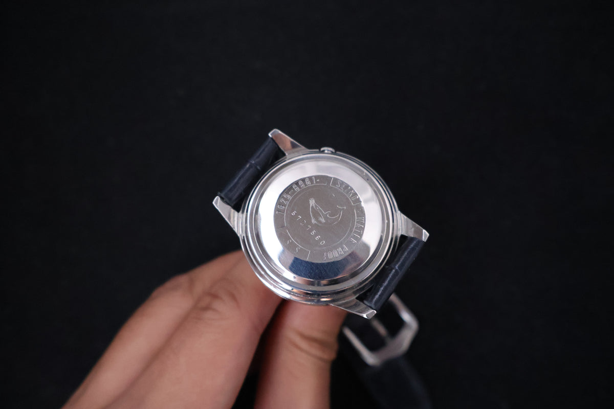 (SERVICED) Rare Vintage 1965 Seiko Sportsmatic Calendar 820 17 Jewels 7625-8961