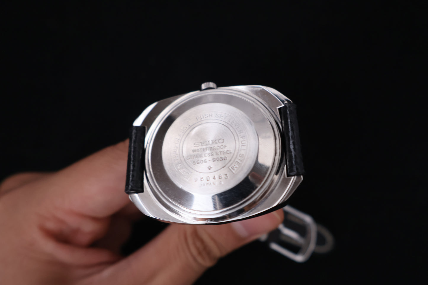 (SERVICED) Rare Vintage 1969 Seiko Lord Matic Red Dial 23 Jewels 5606-9030