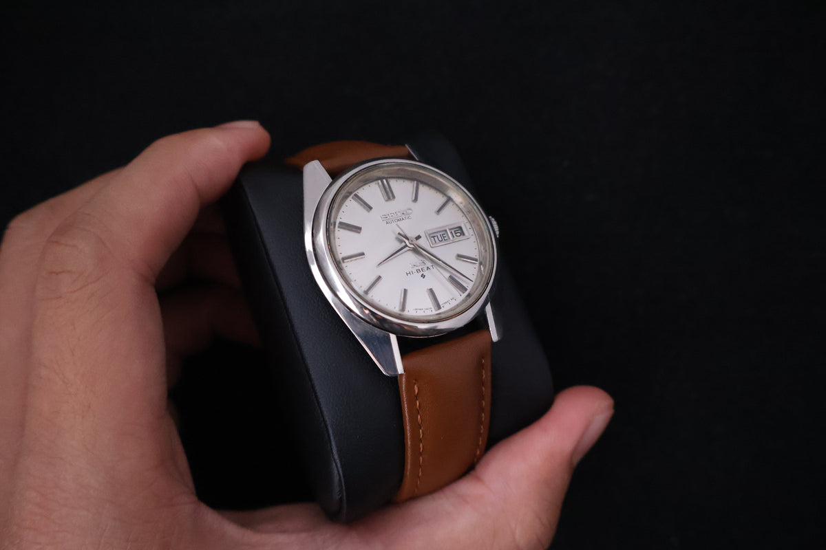 (SERVICED) Rare Vintage 1970 Seiko King Seiko 56KS Hi-Beat Gold Medallion 25 Jewels 5626-7000