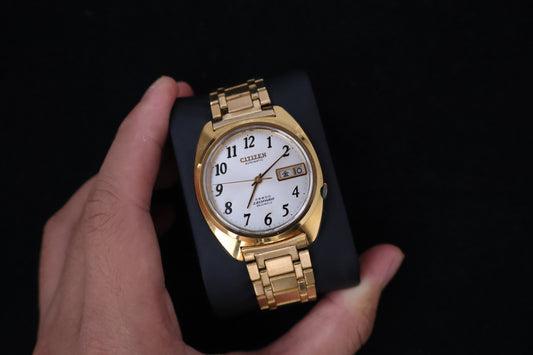 (SERVICED) Rare Vintage 1974 Citizen 28800 Leopard 24 Jewels - 7700-771491-Y