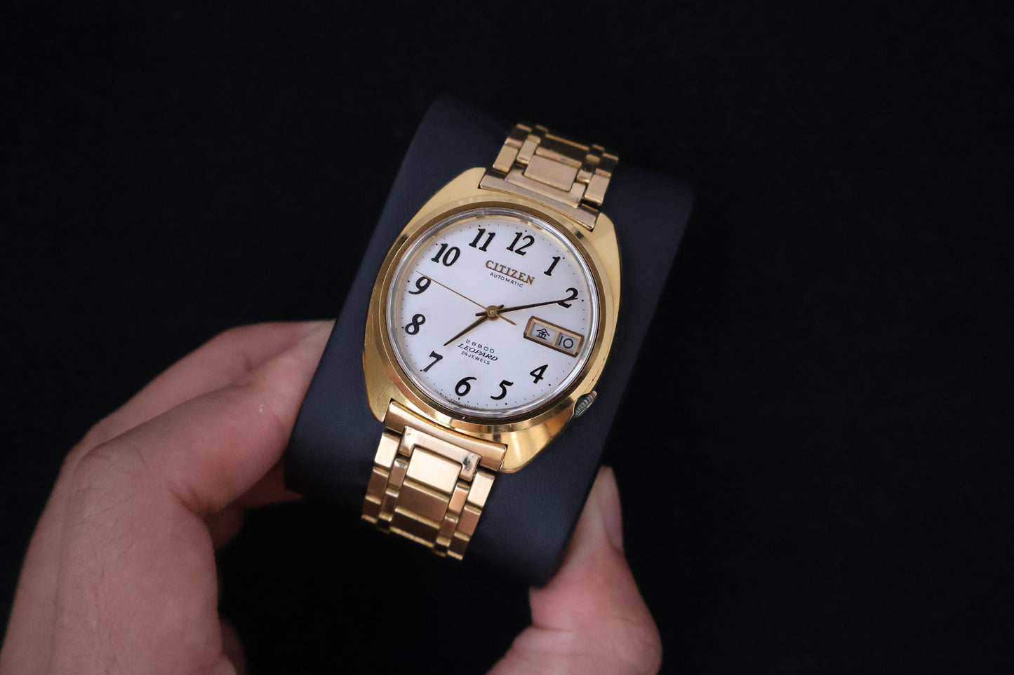 (SERVICED) Rare Vintage 1974 Citizen 28800 Leopard 24 Jewels - 7700-771491-Y