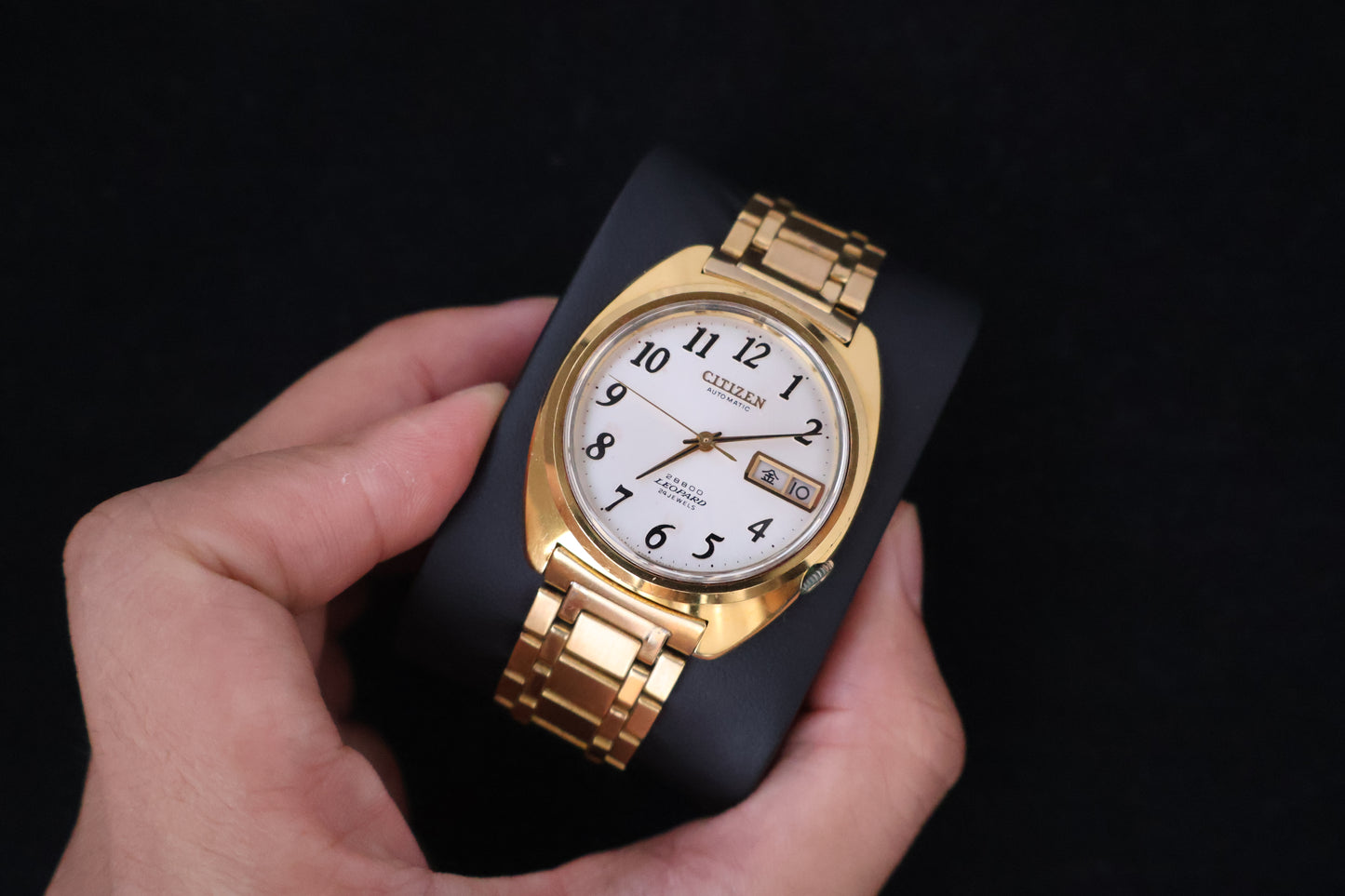 (SERVICED) Rare Vintage 1974 Citizen 28800 Leopard 24 Jewels - 7700-771491-Y