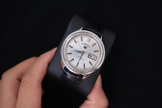 (SERVICED) Rare Vintage 1966 Seiko Sportsmatic 5 Deluxe 25 Jewels 7619-7060