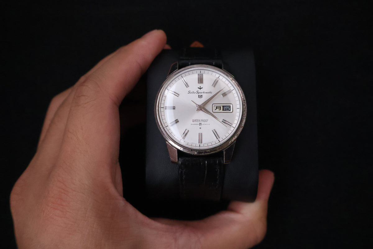 (SERVICED) Rare Vintage 1960s Seiko Sportsmatic 5 21 Jewels - Cal. 6619