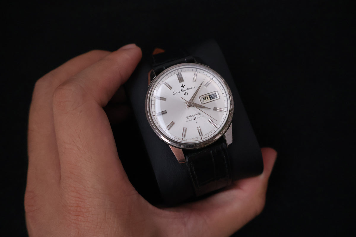 (SERVICED) Rare Vintage 1960s Seiko Sportsmatic 5 21 Jewels - Cal. 6619