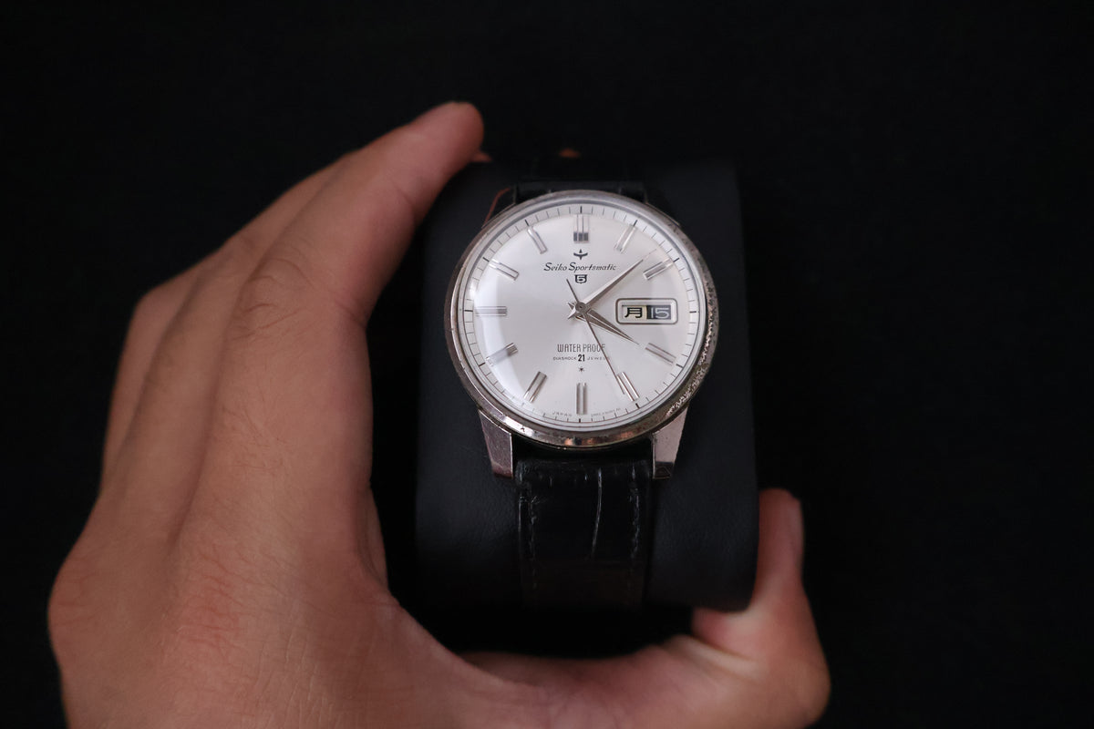 (SERVICED) Rare Vintage 1960s Seiko Sportsmatic 5 21 Jewels - Cal. 6619