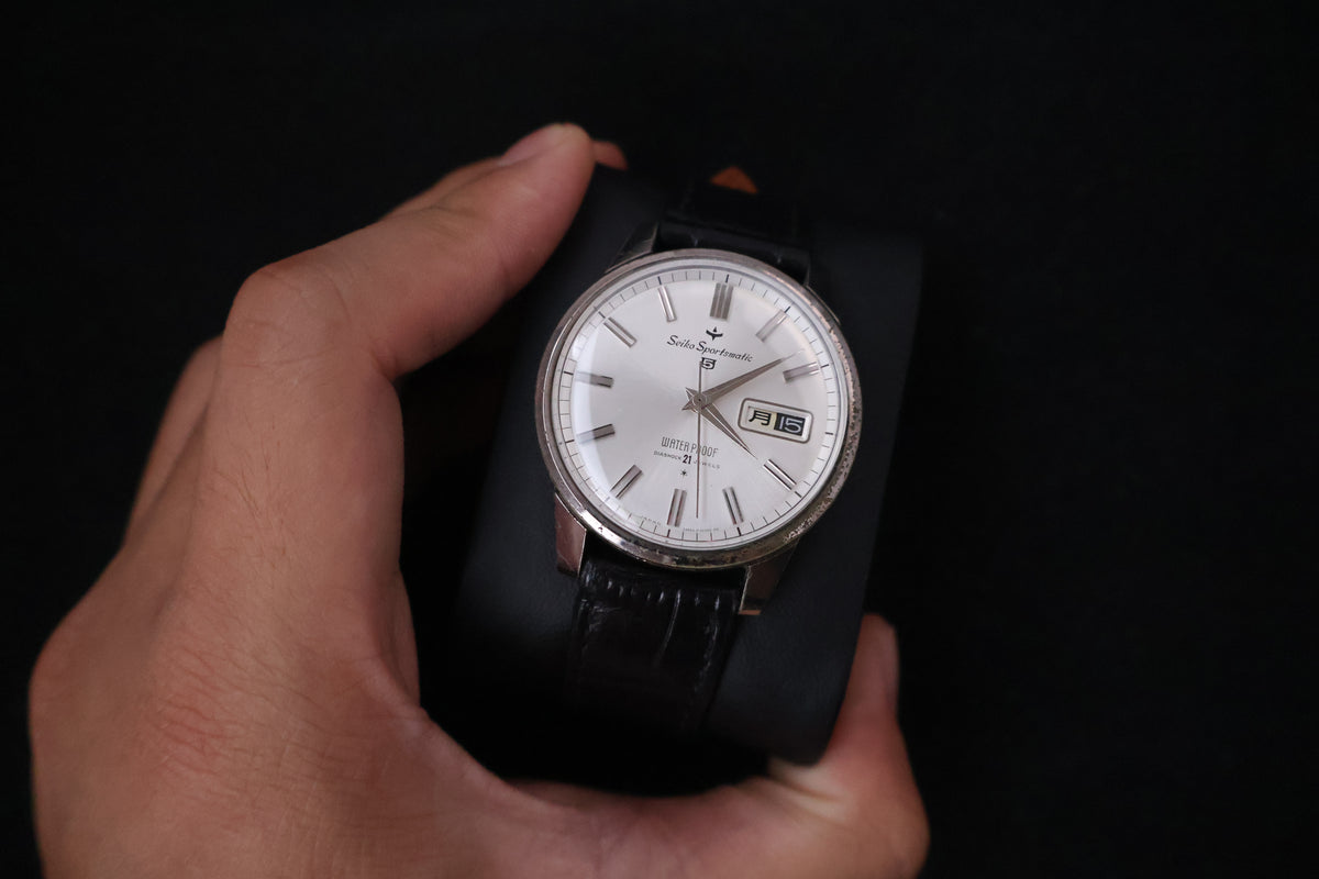 (SERVICED) Rare Vintage 1960s Seiko Sportsmatic 5 21 Jewels - Cal. 6619