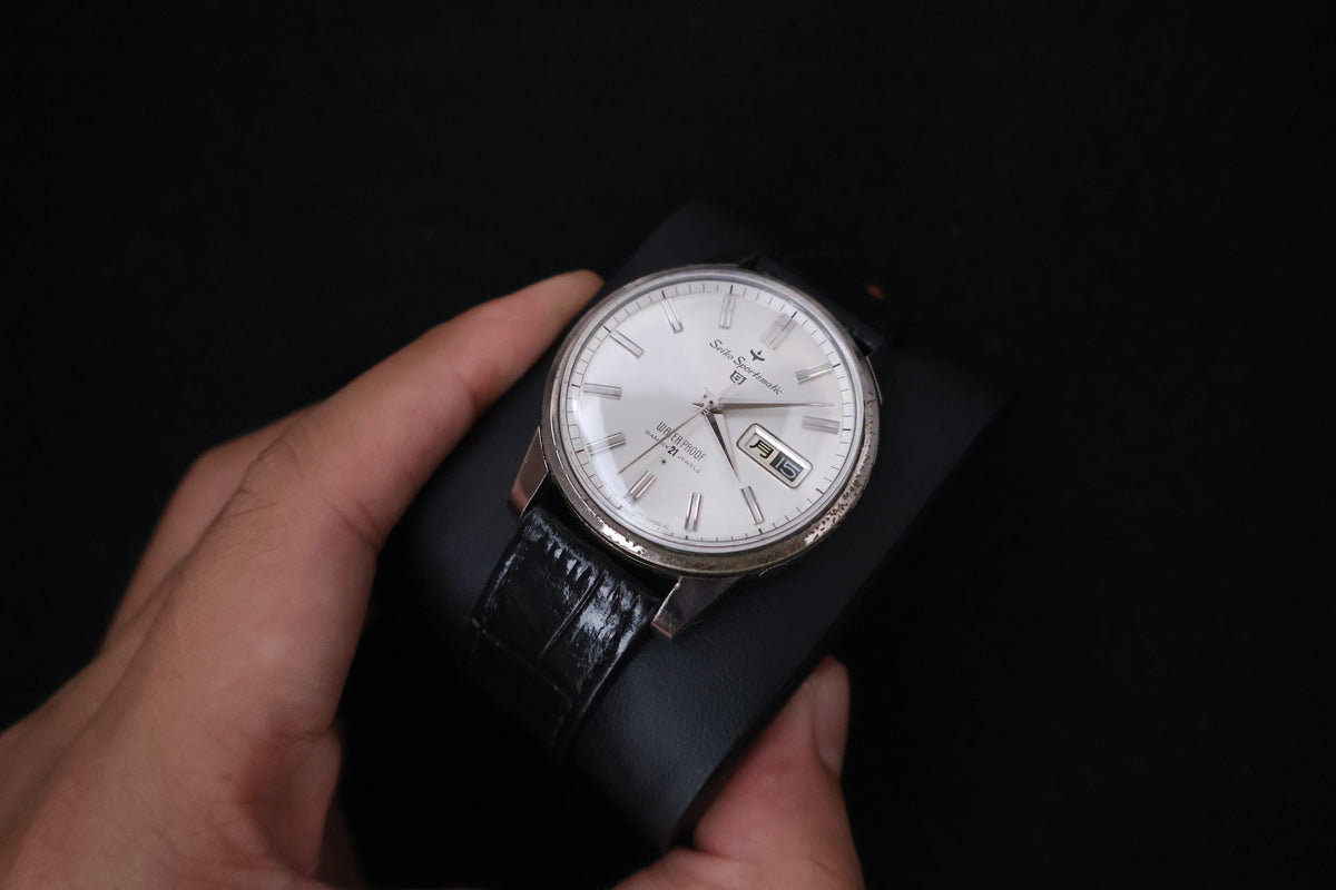(SERVICED) Rare Vintage 1960s Seiko Sportsmatic 5 21 Jewels - Cal. 6619
