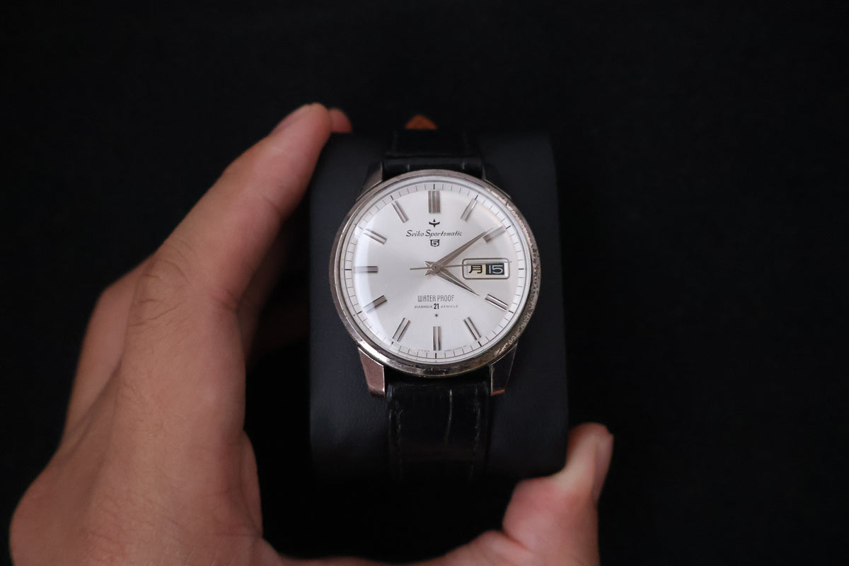 (SERVICED) Rare Vintage 1960s Seiko Sportsmatic 5 21 Jewels - Cal. 6619
