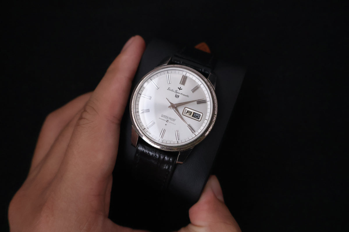 (SERVICED) Rare Vintage 1960s Seiko Sportsmatic 5 21 Jewels - Cal. 6619