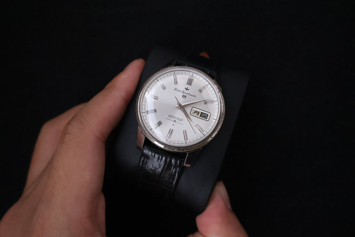 (SERVICED) Rare Vintage 1960s Seiko Sportsmatic 5 21 Jewels - Cal. 6619