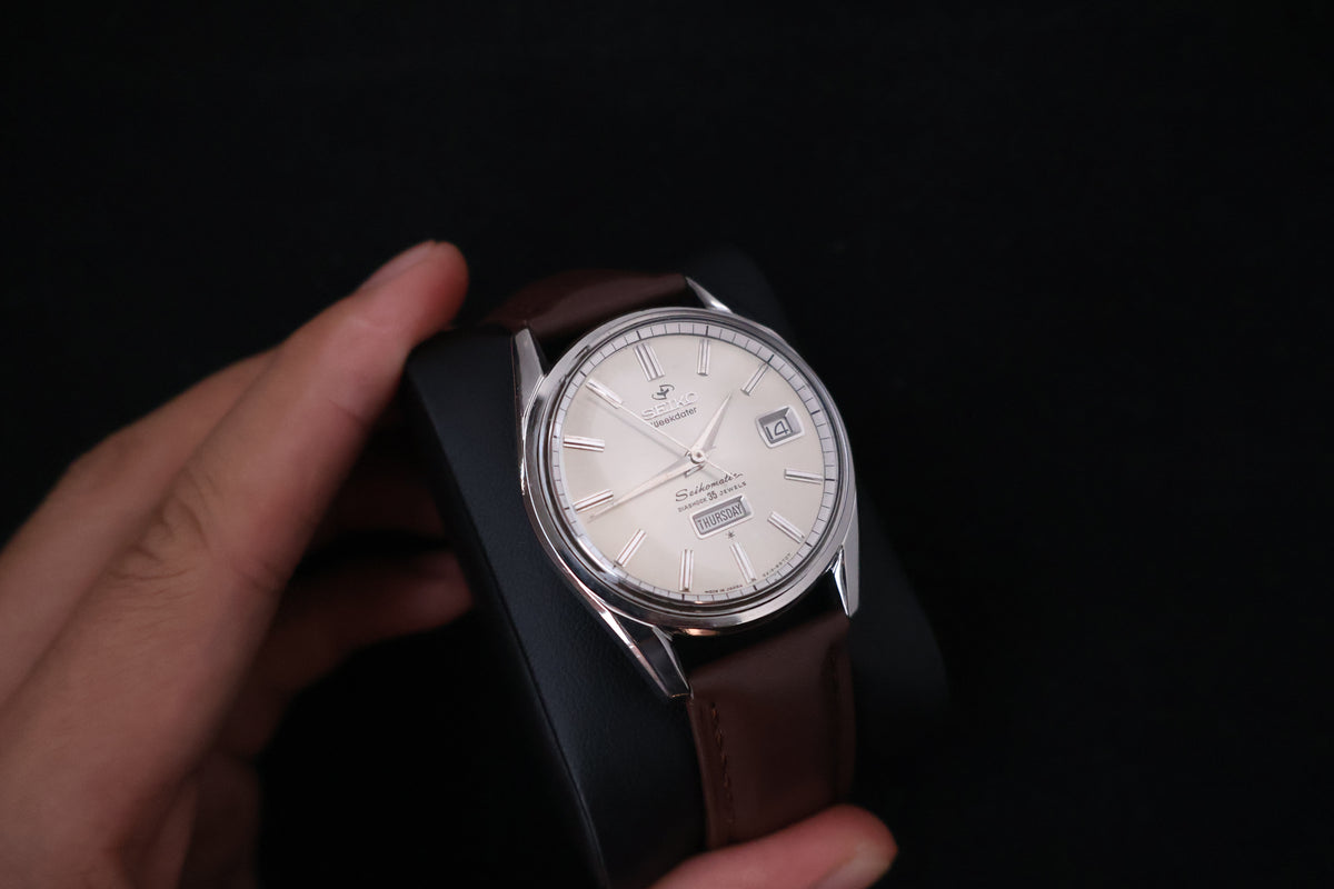 (SERVICED) Rare Vintage 1960s Seiko Seikomatic Weekdater 35 Jewels 6218-8970