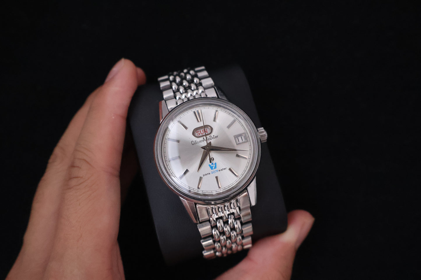 (SERVICED) Rare Vintage 1965 Citizen Auto Dater 7 19 Jewels - ADSS 51306-Y