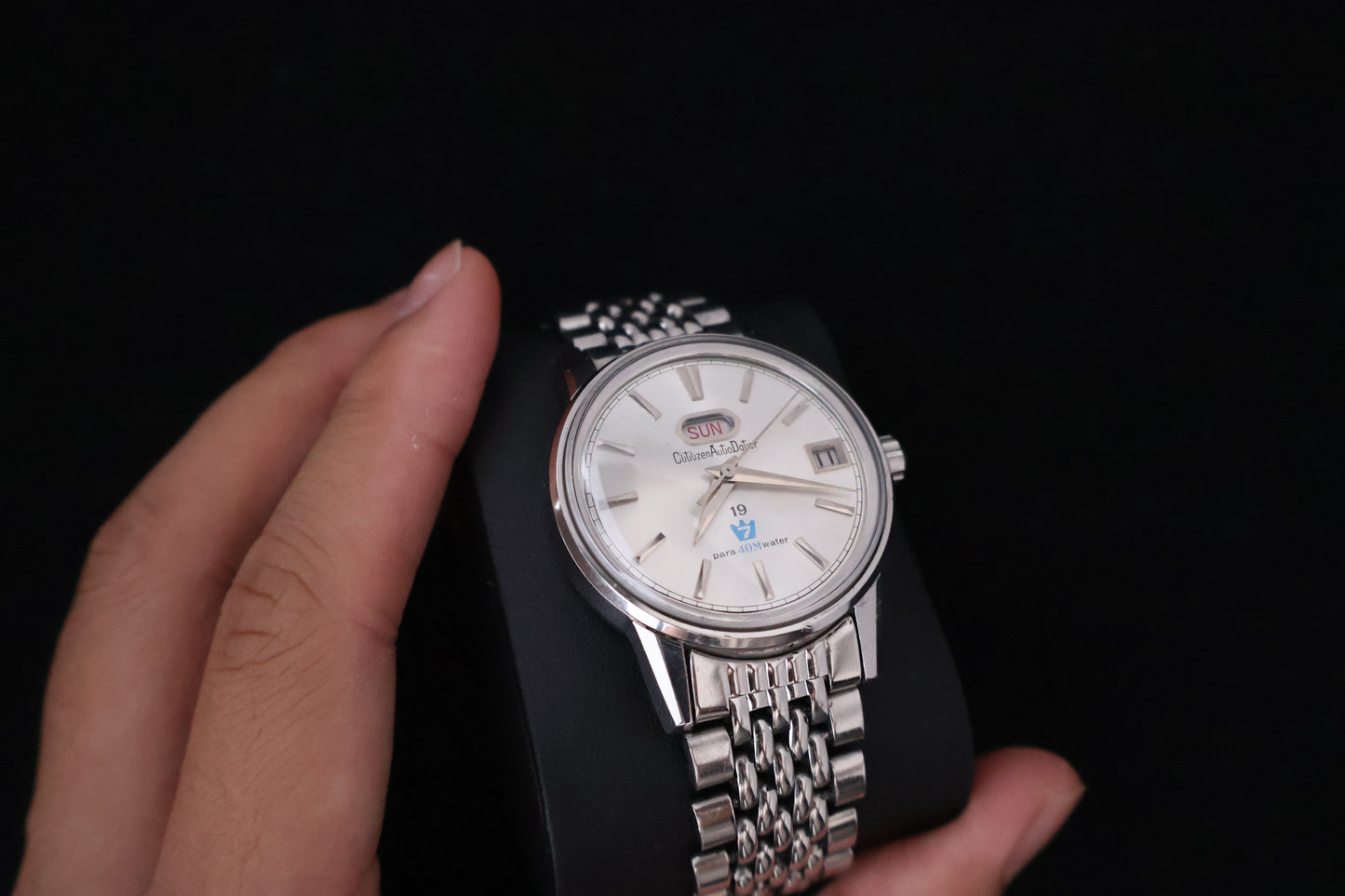 (SERVICED) Rare Vintage 1965 Citizen Auto Dater 7 19 Jewels - ADSS 51306-Y