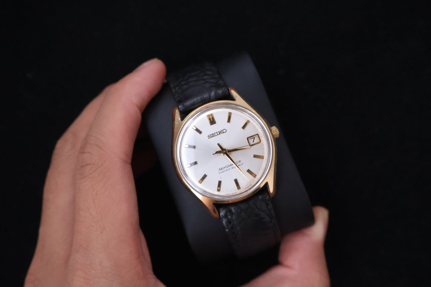 (SERVICED) Rare Vintage 1965 Seiko Seikomatic-R SGP 30 Jewels 8305-8010