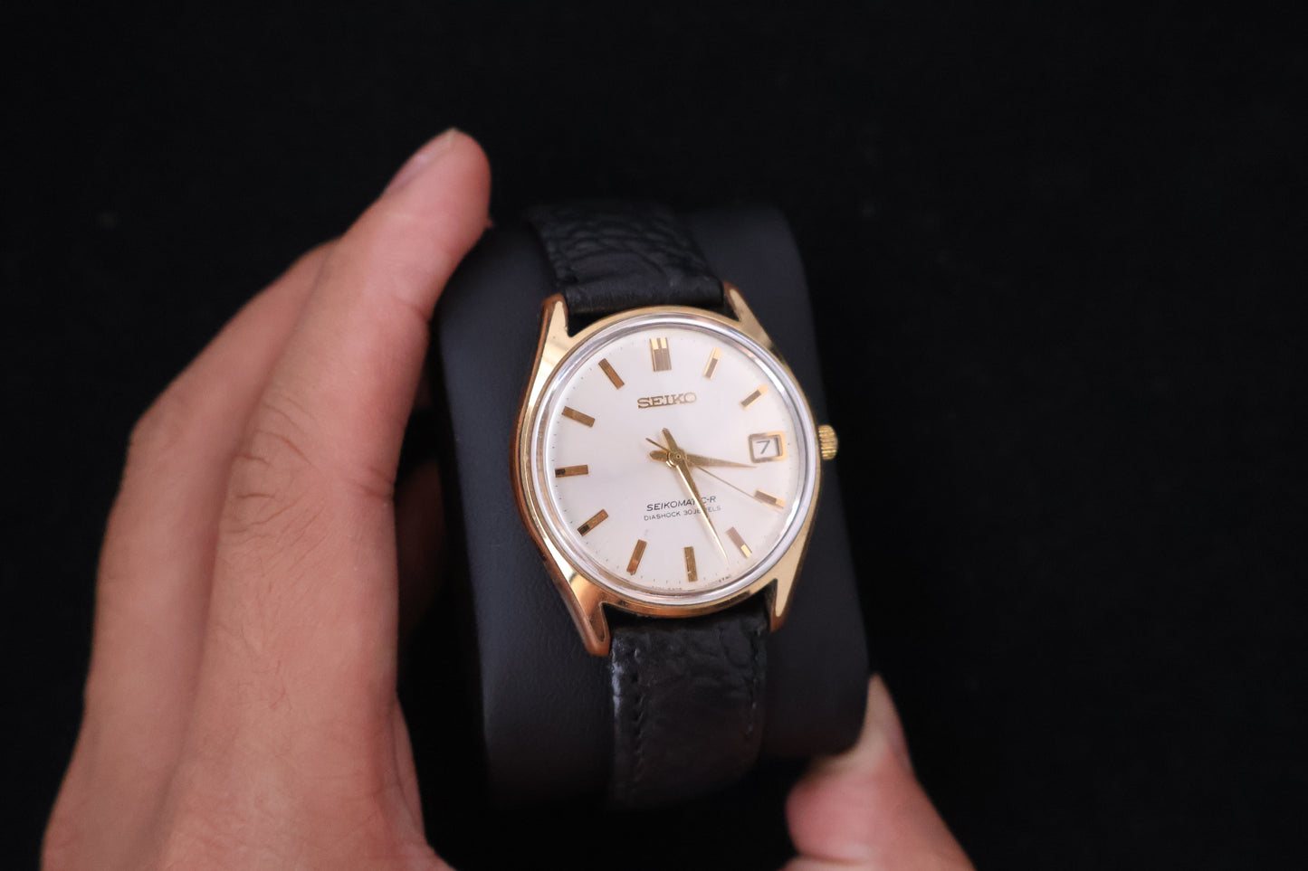 (SERVICED) Rare Vintage 1965 Seiko Seikomatic-R SGP 30 Jewels 8305-8010