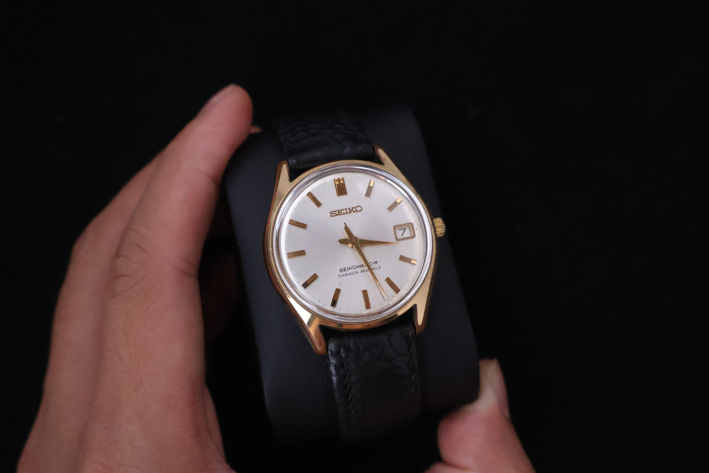 (SERVICED) Rare Vintage 1965 Seiko Seikomatic-R SGP 30 Jewels 8305-8010