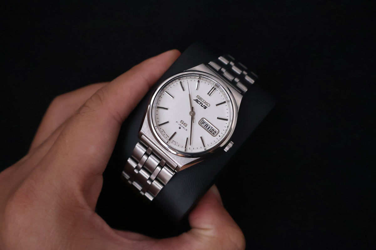 (SERVICED) Rare Vintage 1976 Seiko 5 Actus SS 21 Jewels 6306-8040