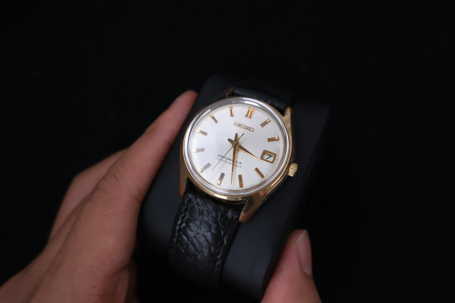 (SERVICED) Rare Vintage 1965 Seiko Seikomatic-R SGP 30 Jewels 8305-8010