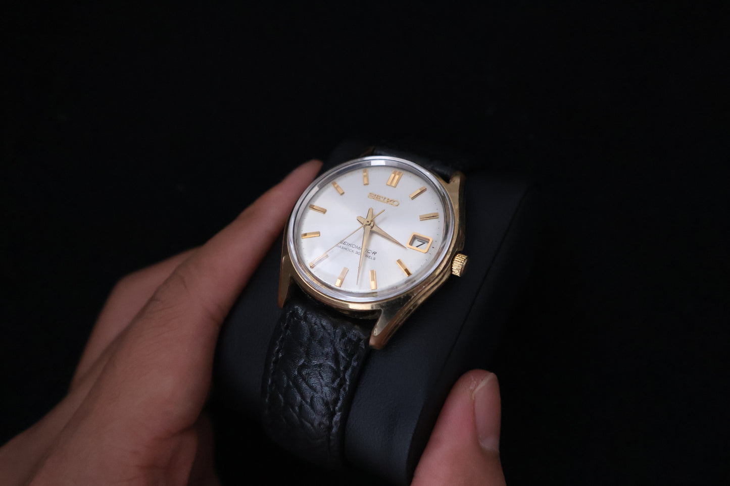 (SERVICED) Rare Vintage 1965 Seiko Seikomatic-R SGP 30 Jewels 8305-8010