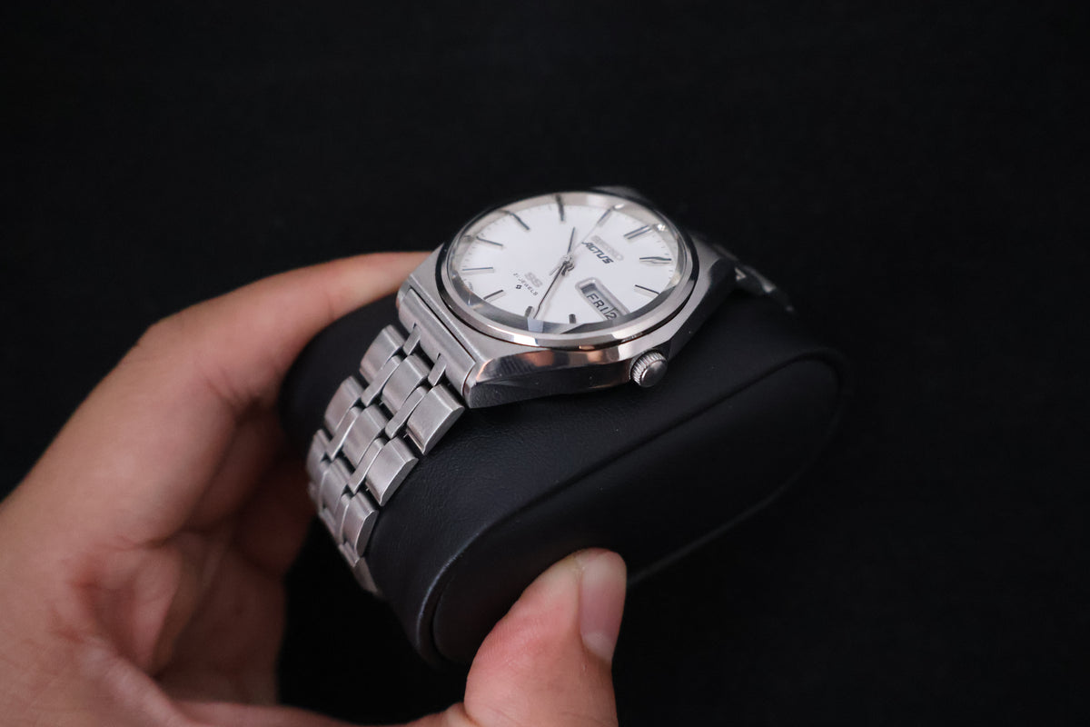 (SERVICED) Rare Vintage 1976 Seiko 5 Actus SS 21 Jewels 6306-8040