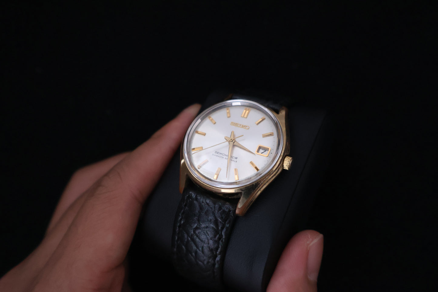 (SERVICED) Rare Vintage 1965 Seiko Seikomatic-R SGP 30 Jewels 8305-8010