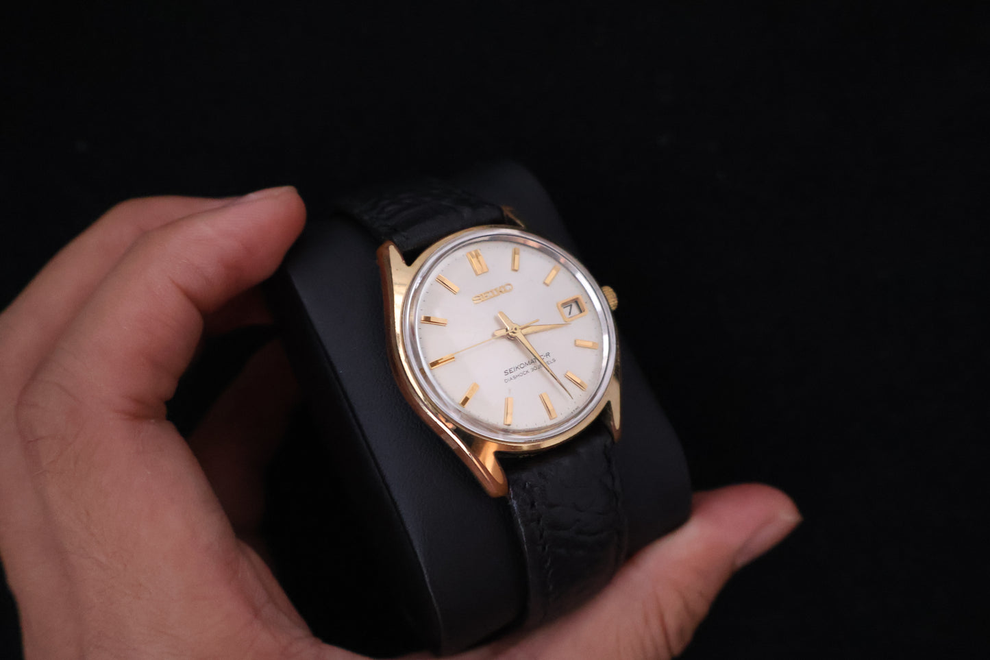 (SERVICED) Rare Vintage 1965 Seiko Seikomatic-R SGP 30 Jewels 8305-8010