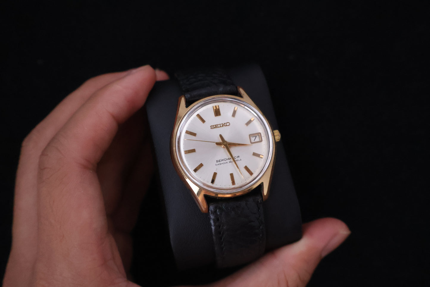 (SERVICED) Rare Vintage 1965 Seiko Seikomatic-R SGP 30 Jewels 8305-8010