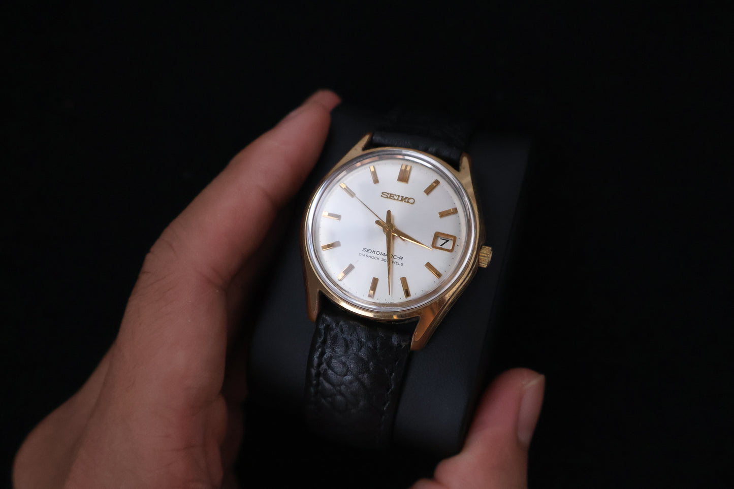(SERVICED) Rare Vintage 1965 Seiko Seikomatic-R SGP 30 Jewels 8305-8010