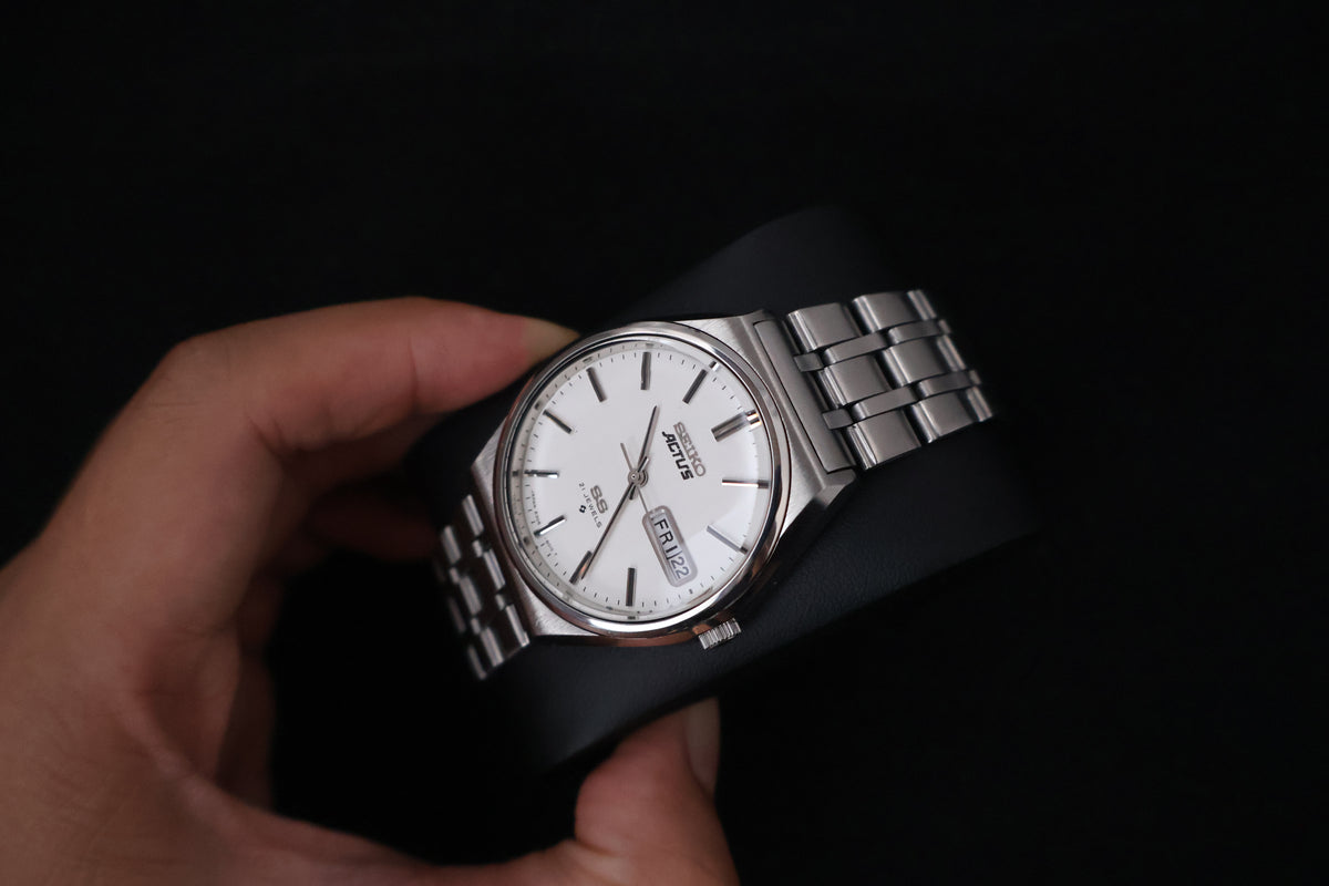 (SERVICED) Rare Vintage 1976 Seiko 5 Actus SS 21 Jewels 6306-8040