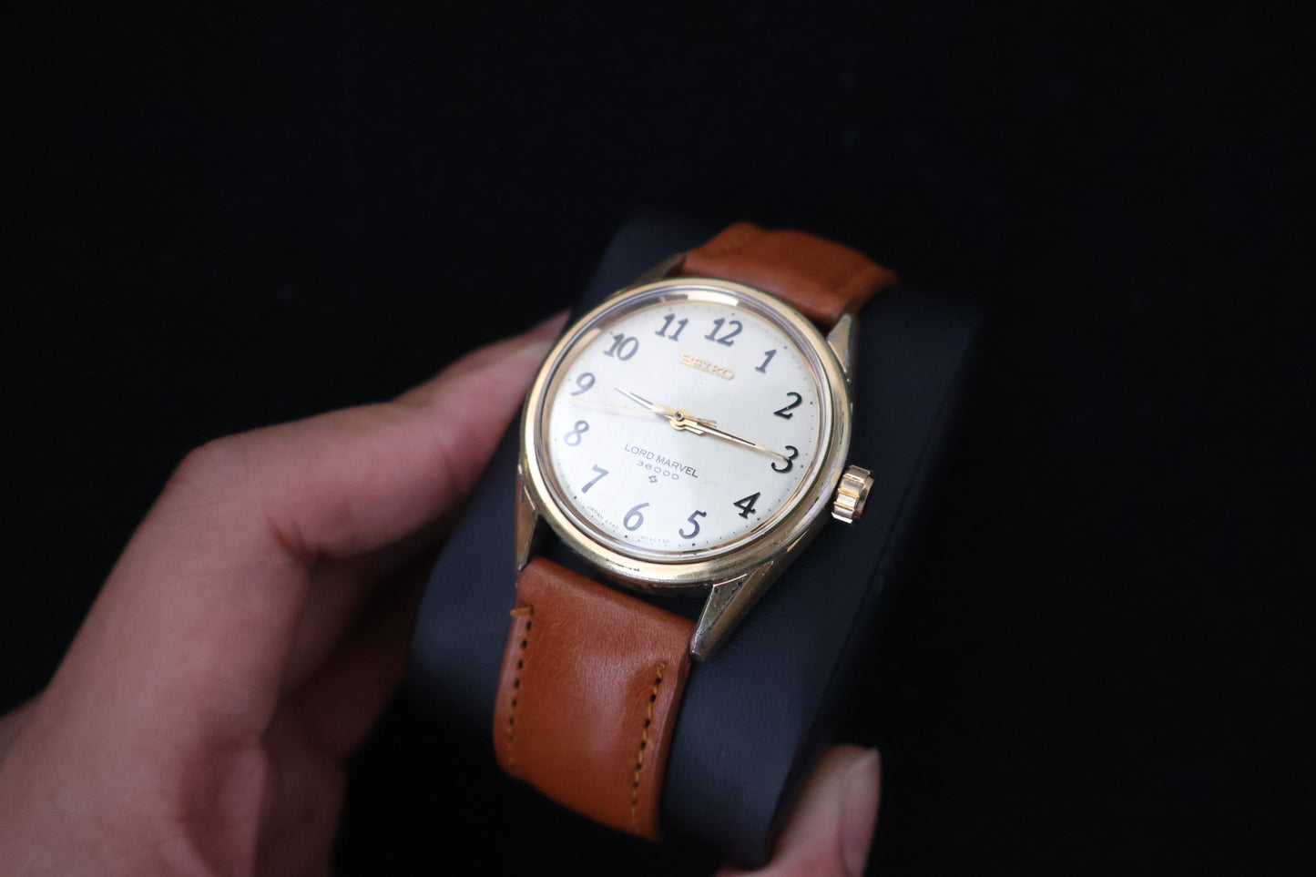 (SERVICED) Rare Vintage 1975 Seiko Lord Marvel 36000 SGP 5740-8000