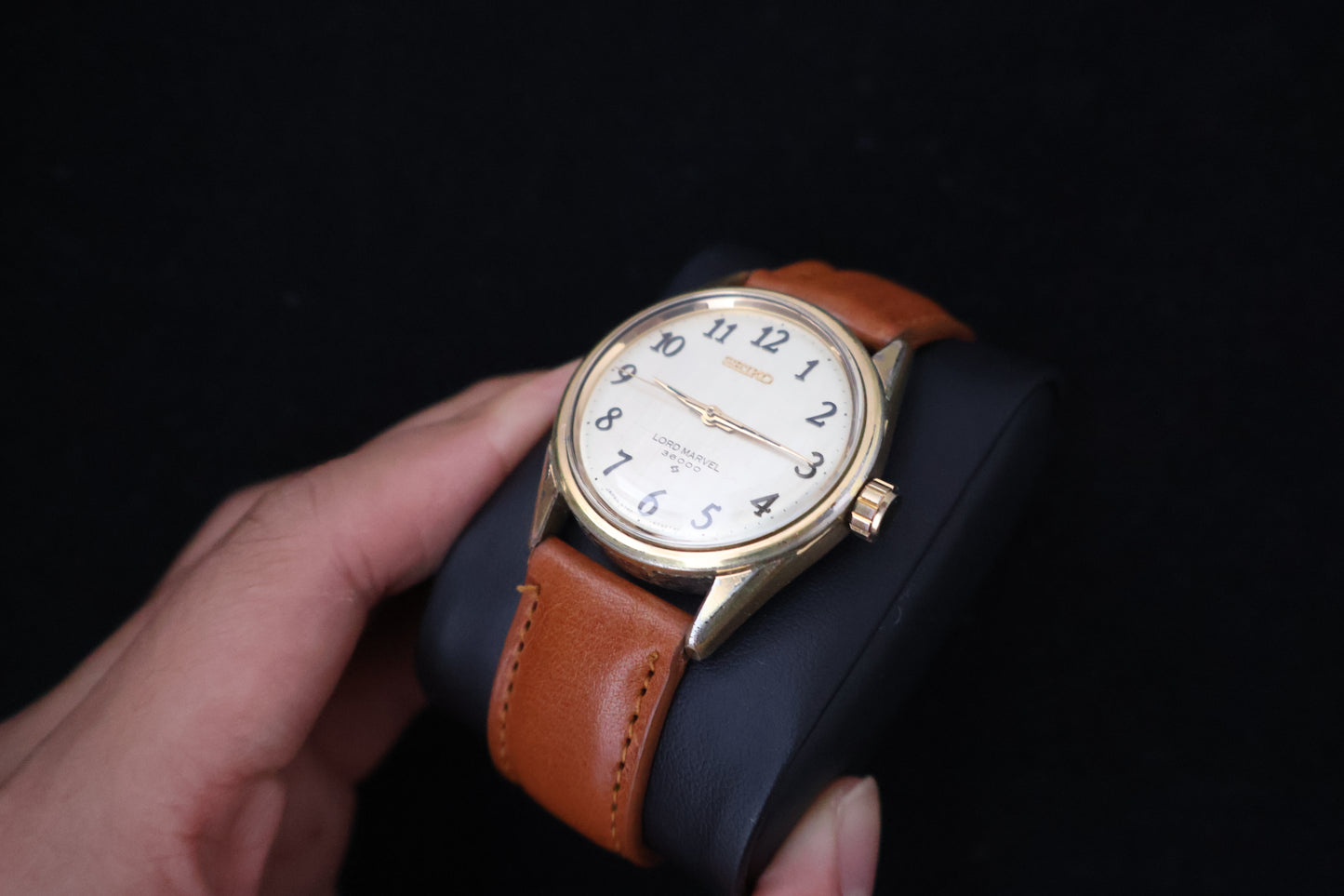 (SERVICED) Rare Vintage 1975 Seiko Lord Marvel 36000 SGP 5740-8000