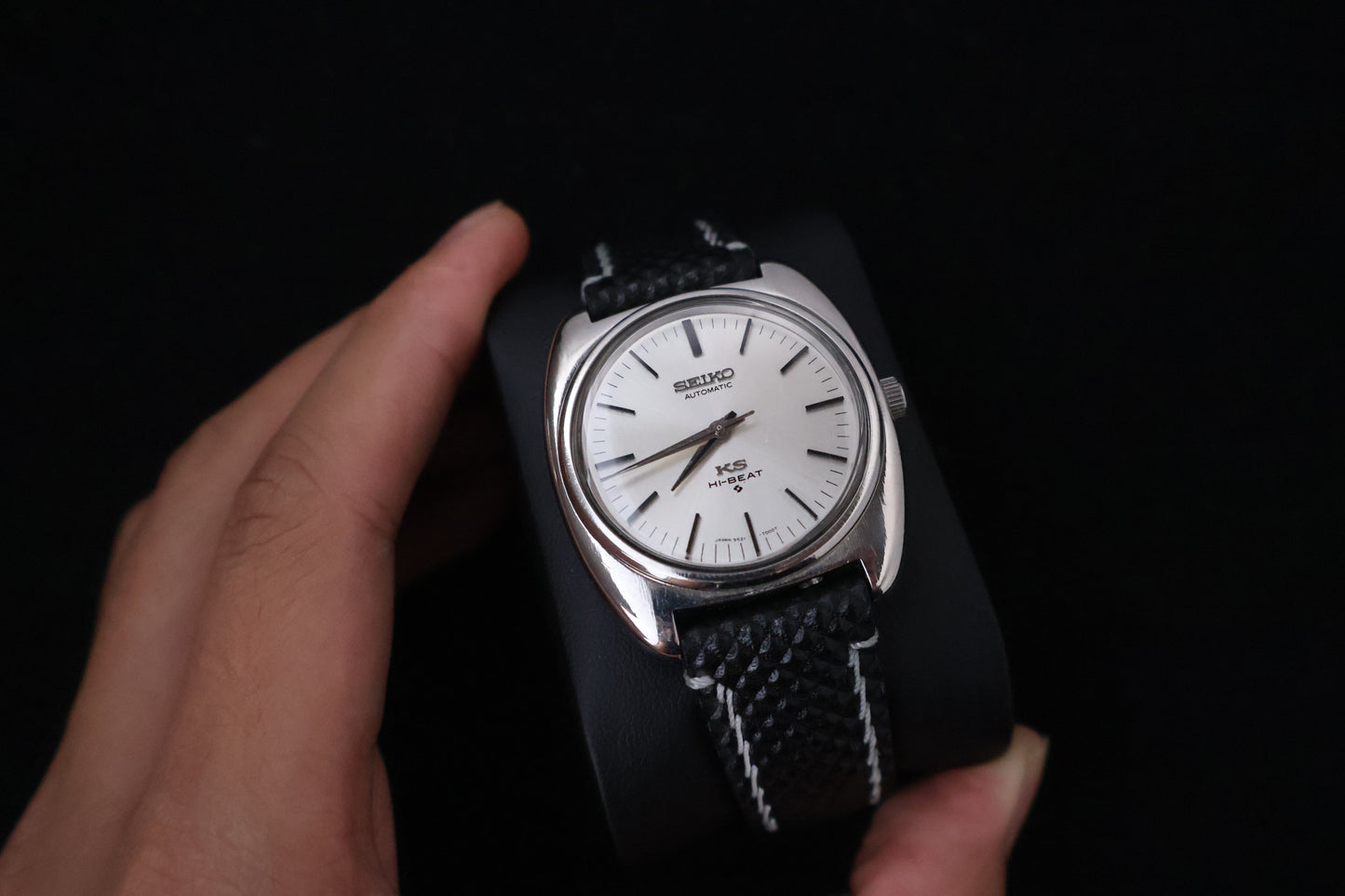 (SERVICED) Rare Vintage 1970 King Seiko KS Hi-Beat Gold Medallion 25 Jewels 5621-7000