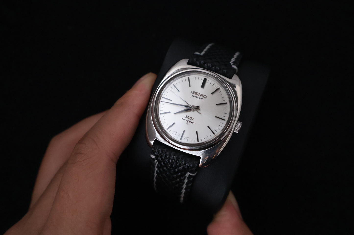 (SERVICED) Rare Vintage 1970 King Seiko KS Hi-Beat Gold Medallion 25 Jewels 5621-7000
