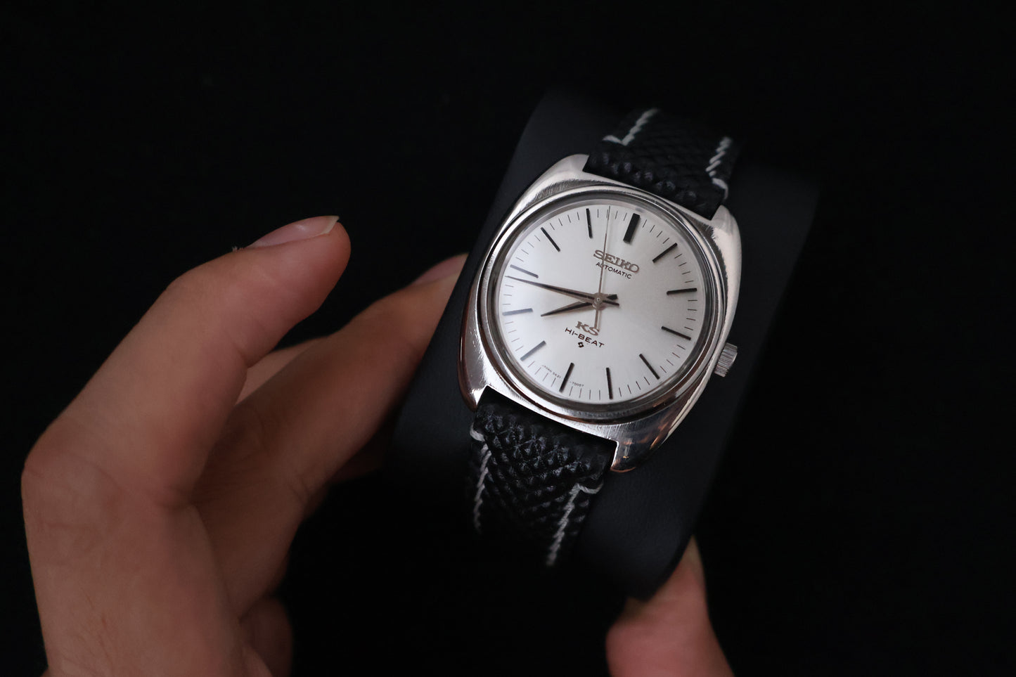(SERVICED) Rare Vintage 1970 King Seiko KS Hi-Beat Gold Medallion 25 Jewels 5621-7000