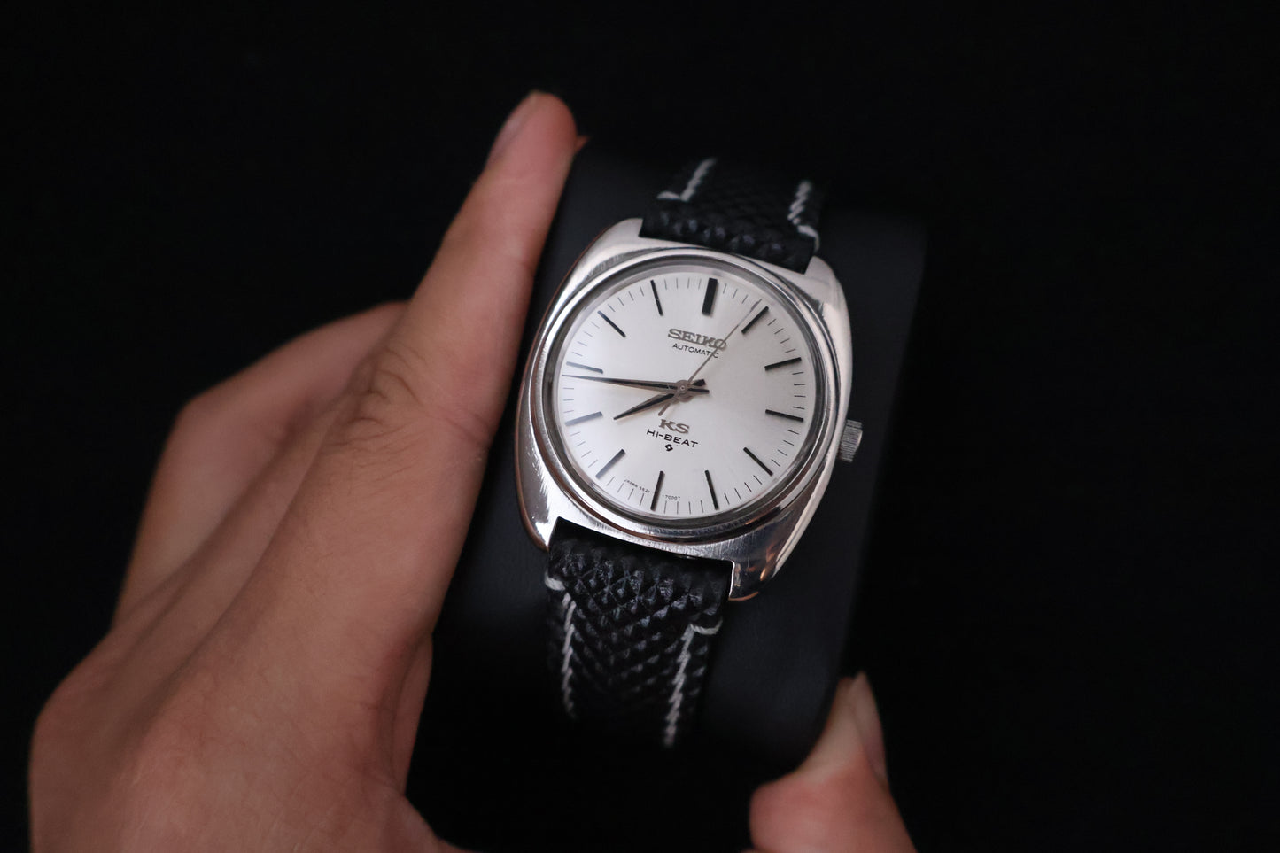 (SERVICED) Rare Vintage 1970 King Seiko KS Hi-Beat Gold Medallion 25 Jewels 5621-7000