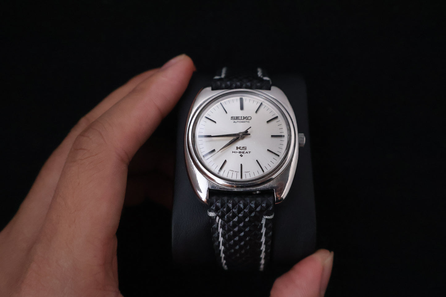 (SERVICED) Rare Vintage 1970 King Seiko KS Hi-Beat Gold Medallion 25 Jewels 5621-7000