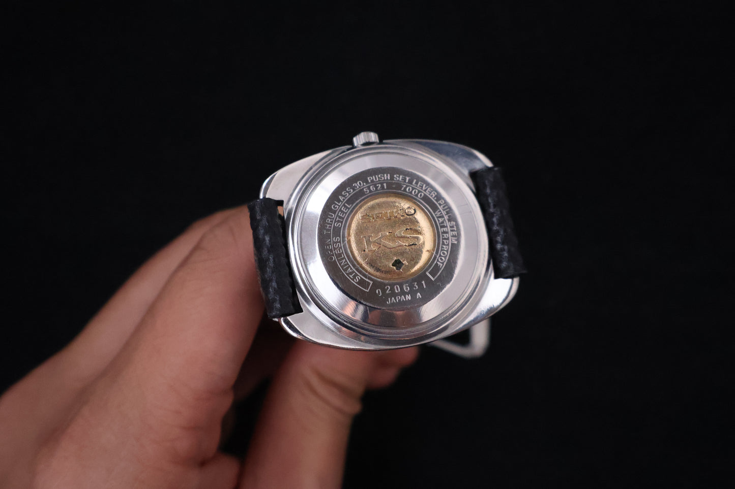(SERVICED) Rare Vintage 1970 King Seiko KS Hi-Beat Gold Medallion 25 Jewels 5621-7000