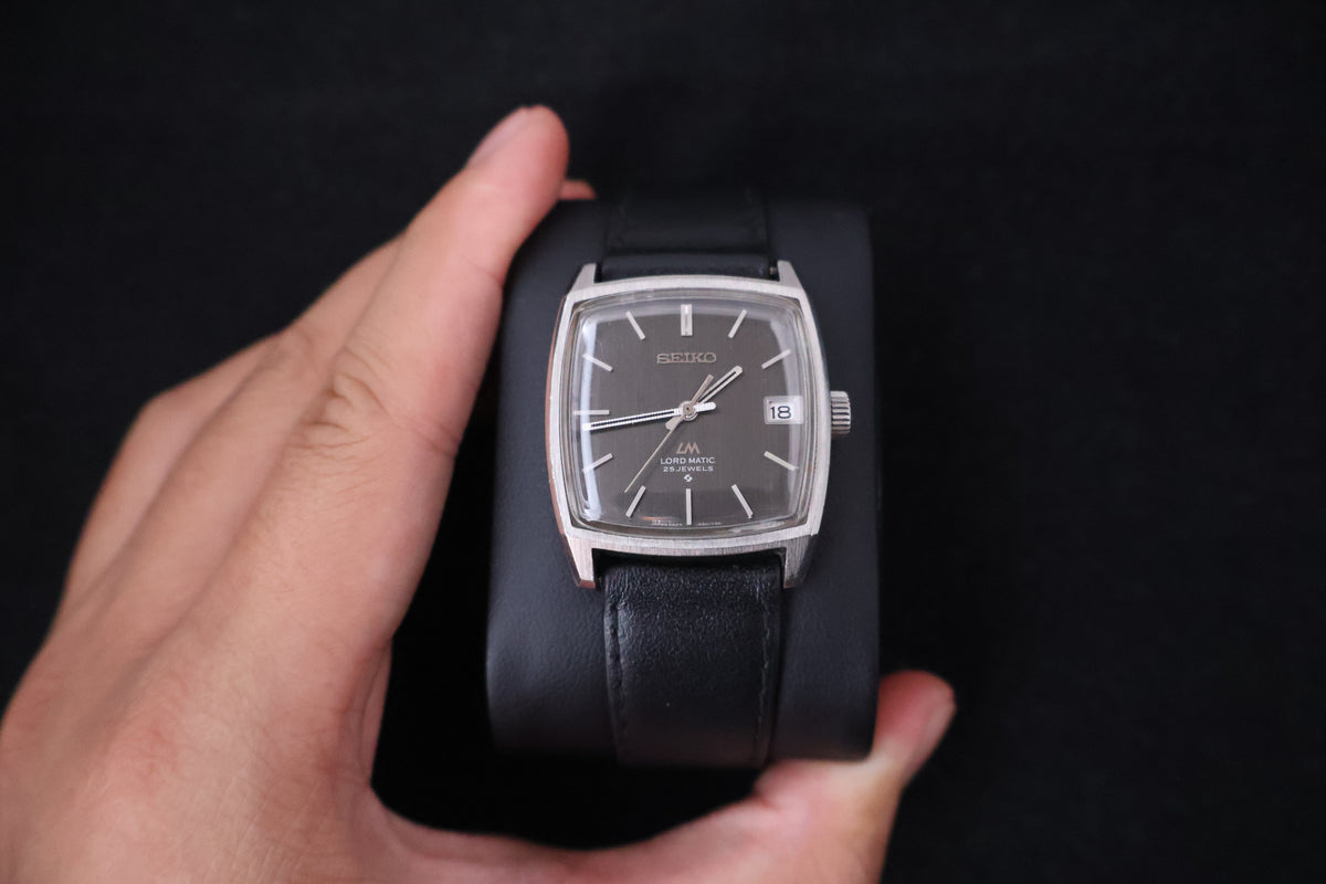 (SERVICED) Rare Vintage 1971 Seiko Lord Matic LM 25 Jewels 5605-5000