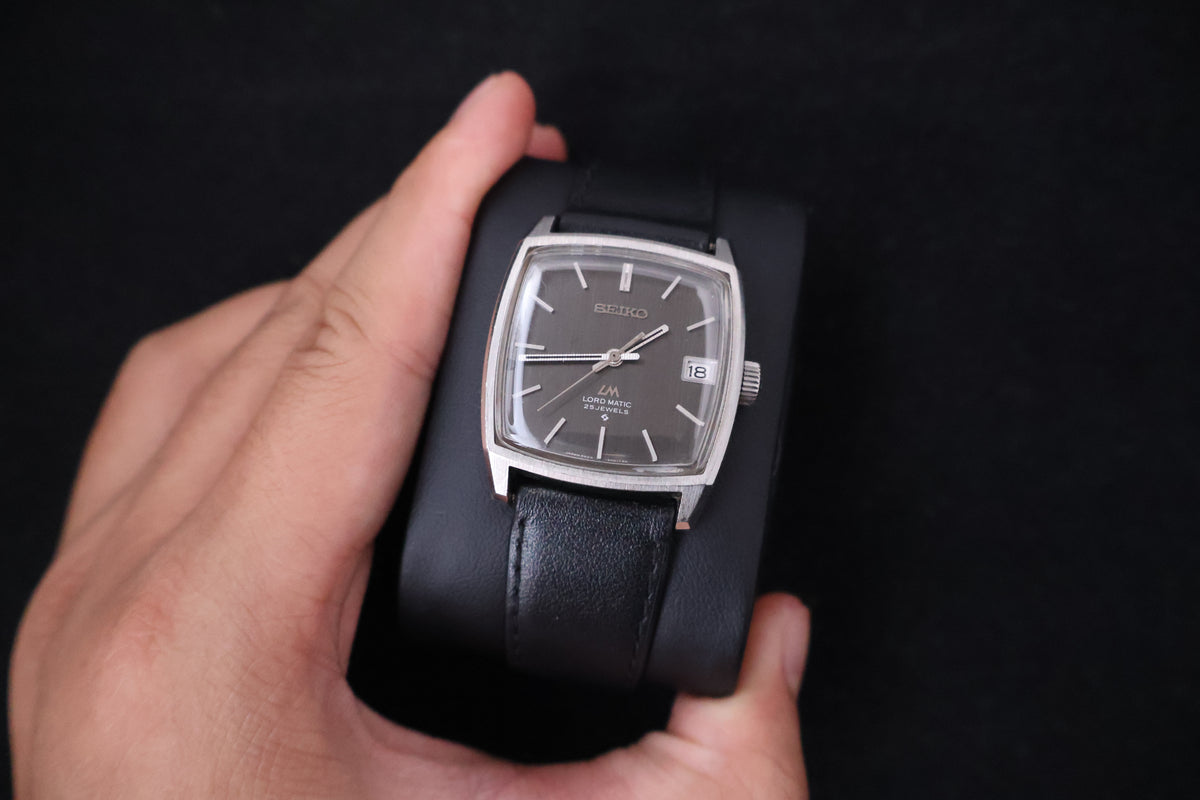 (SERVICED) Rare Vintage 1971 Seiko Lord Matic LM 25 Jewels 5605-5000