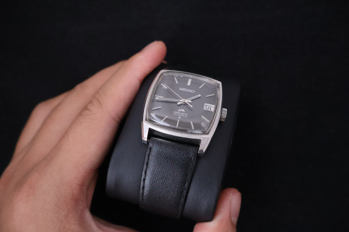 (SERVICED) Rare Vintage 1971 Seiko Lord Matic LM 25 Jewels 5605-5000