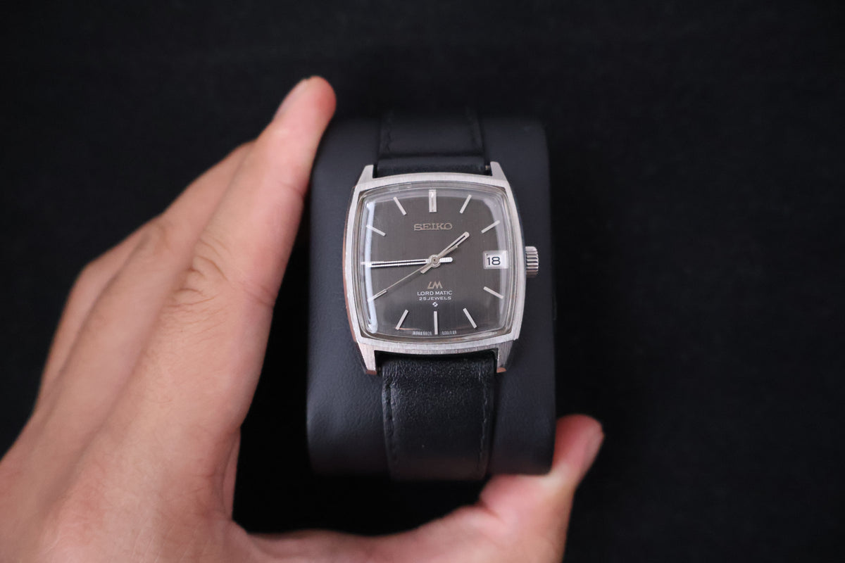 (SERVICED) Rare Vintage 1971 Seiko Lord Matic LM 25 Jewels 5605-5000