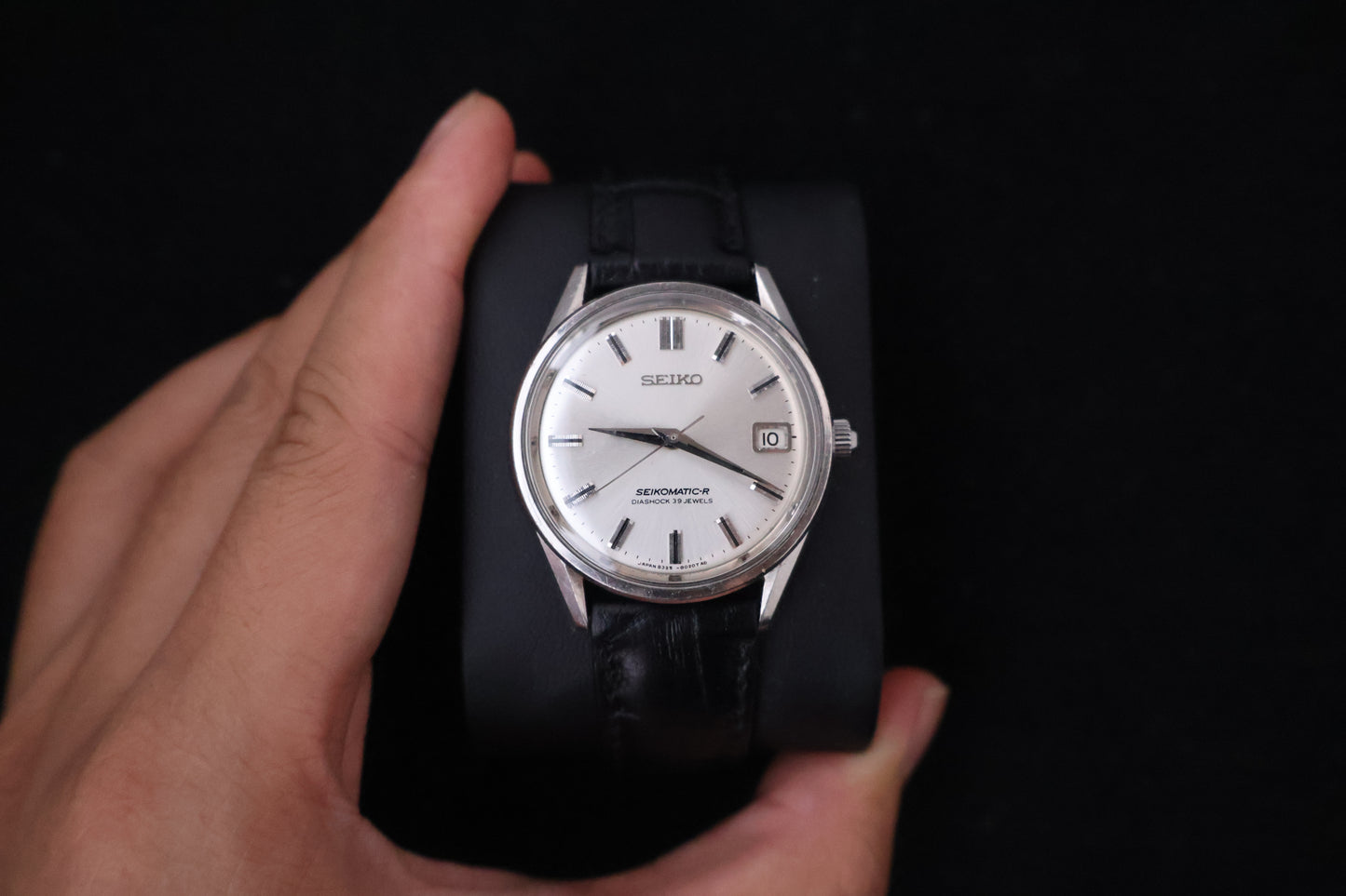(SERVICED) Very Rare Vintage 1966 Seiko Seikomatic-R Diashock 39 Jewels 8325 - 8000