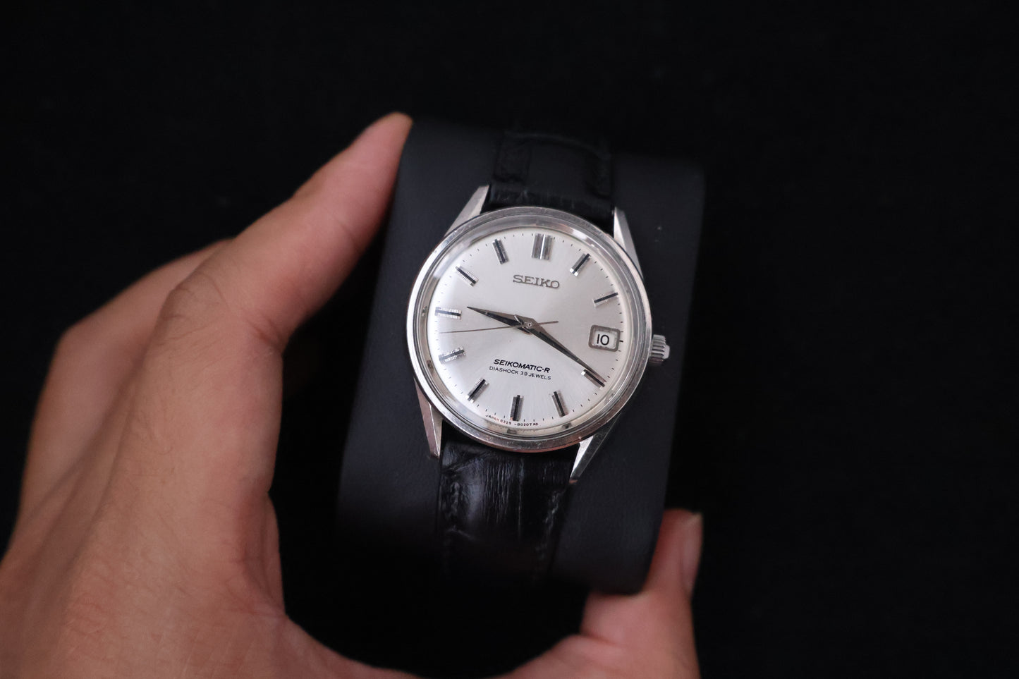(SERVICED) Very Rare Vintage 1966 Seiko Seikomatic-R Diashock 39 Jewels 8325 - 8000