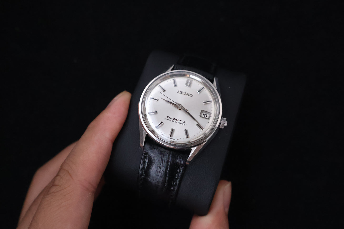(SERVICED) Very Rare Vintage 1966 Seiko Seikomatic-R Diashock 39 Jewels 8325 - 8000