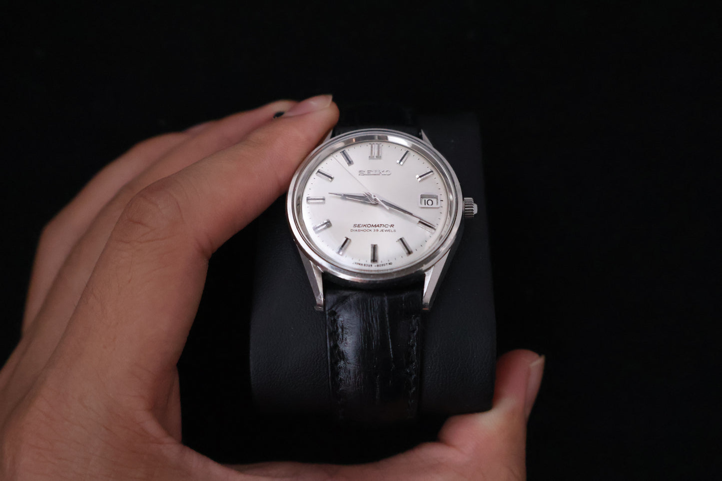 (SERVICED) Very Rare Vintage 1966 Seiko Seikomatic-R Diashock 39 Jewels 8325 - 8000