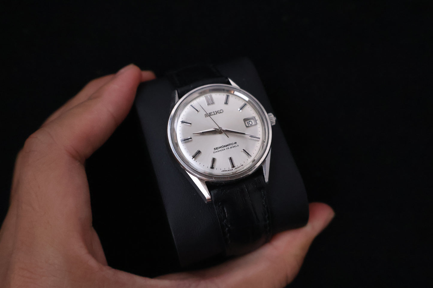 (SERVICED) Very Rare Vintage 1966 Seiko Seikomatic-R Diashock 39 Jewels 8325 - 8000