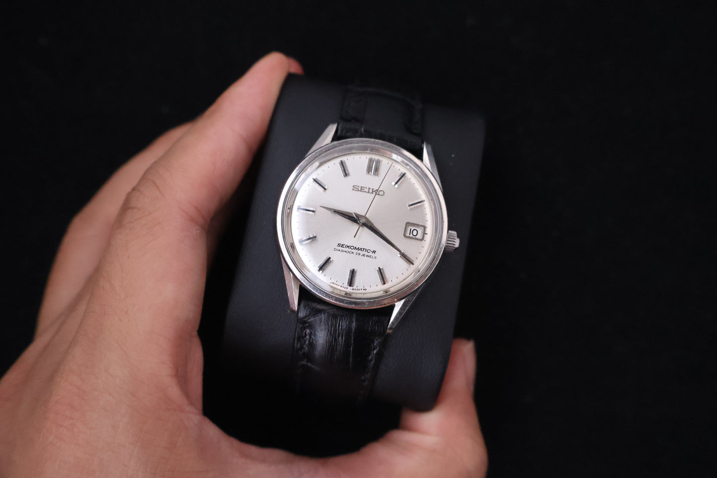 (SERVICED) Very Rare Vintage 1966 Seiko Seikomatic-R Diashock 39 Jewels 8325 - 8000