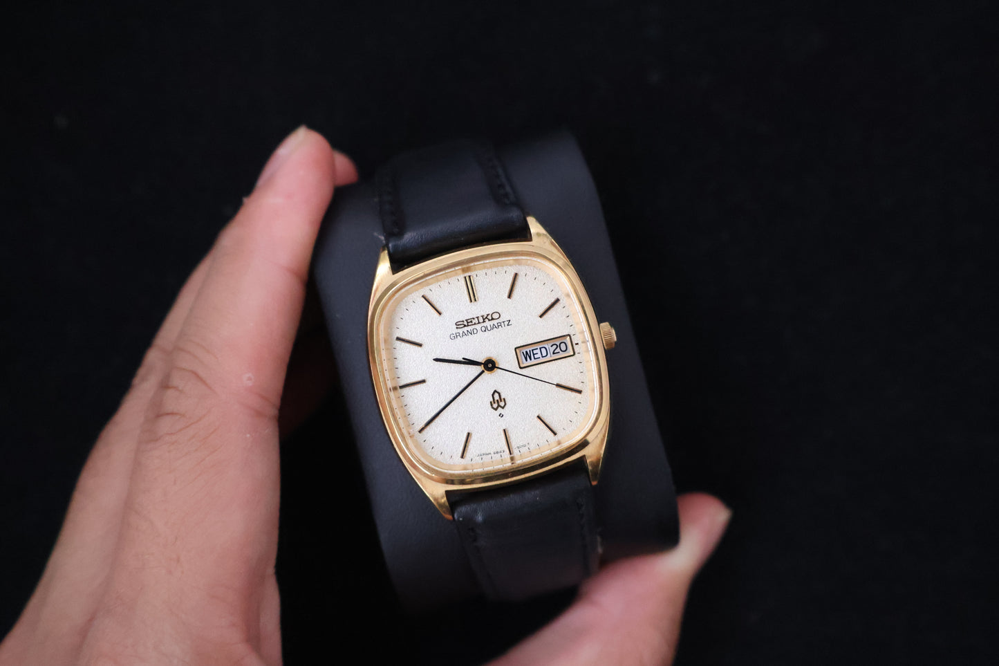 (SERVICED) Rare Vintage 1977 Seiko Grand Quartz SGP 4843-5100 SGP