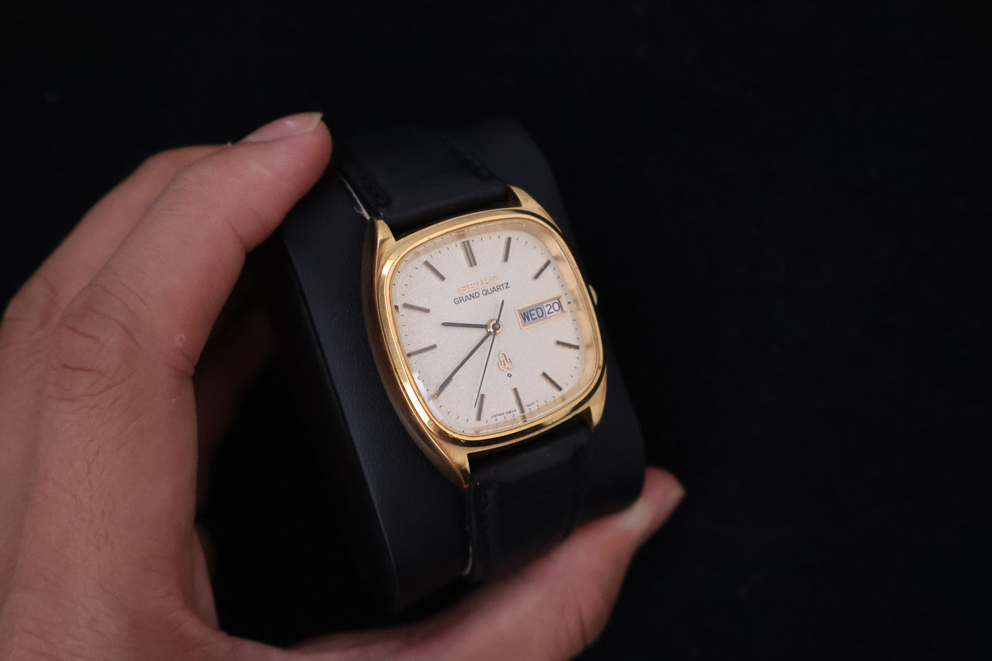 (SERVICED) Rare Vintage 1977 Seiko Grand Quartz SGP 4843-5100 SGP